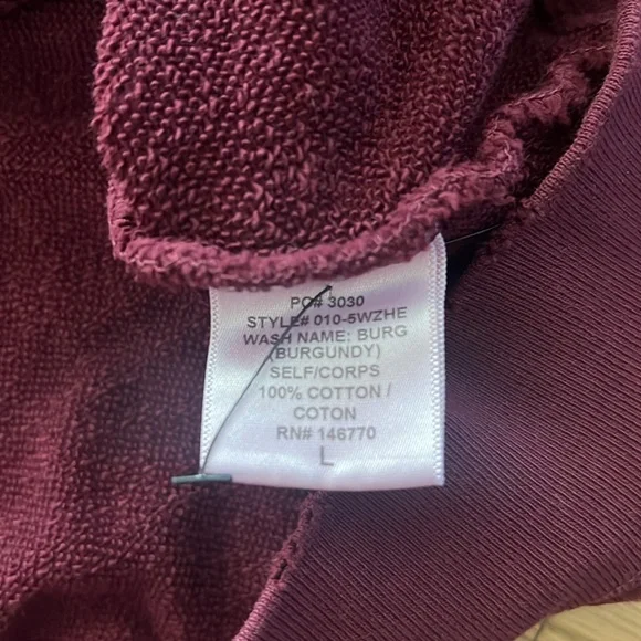 NWOT Redone Chain Stitch Distressed Hoodie Size Large - Picture 8 of 9